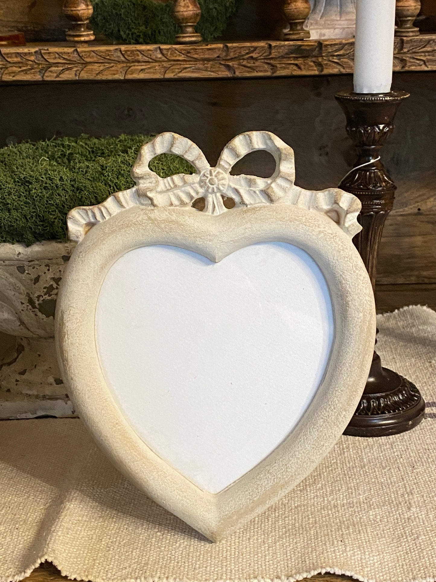 Portafoto Con Cuore e Nodo D'amore