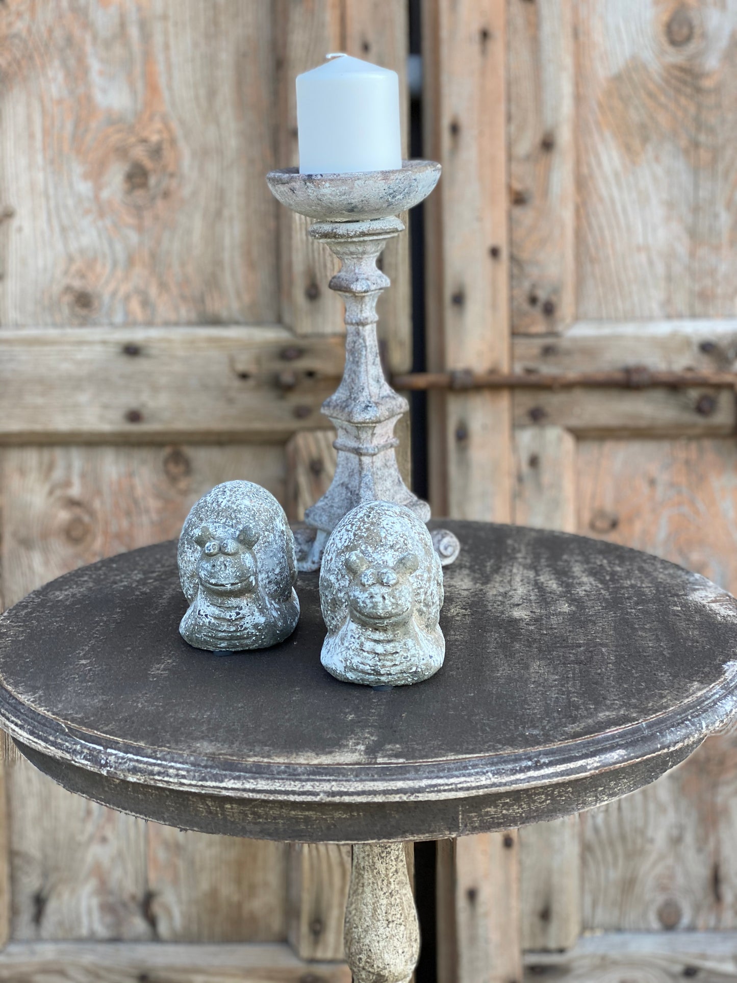 Candelabro Con Piedi Lisci