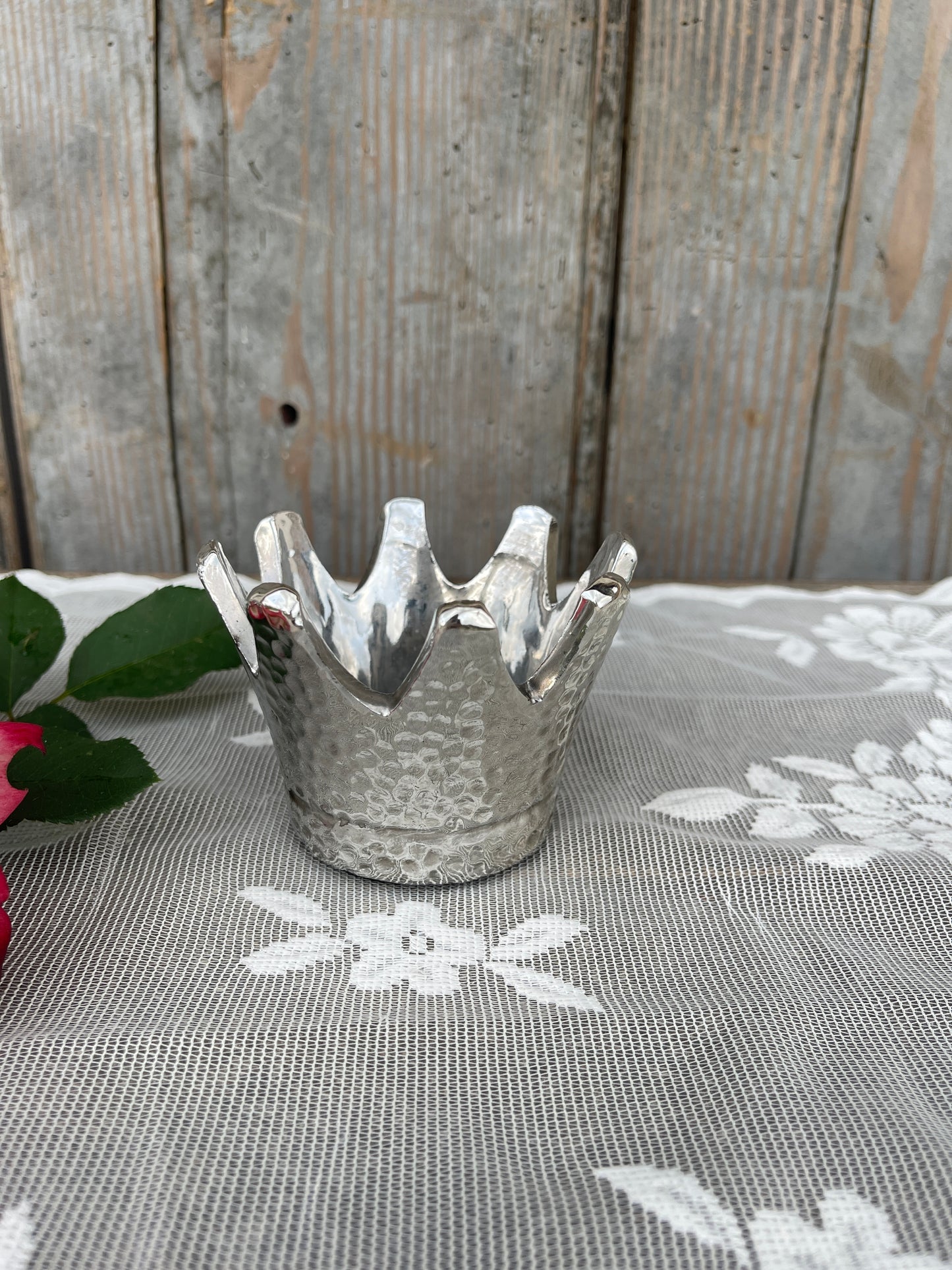 Corona Decorativa In Argento
