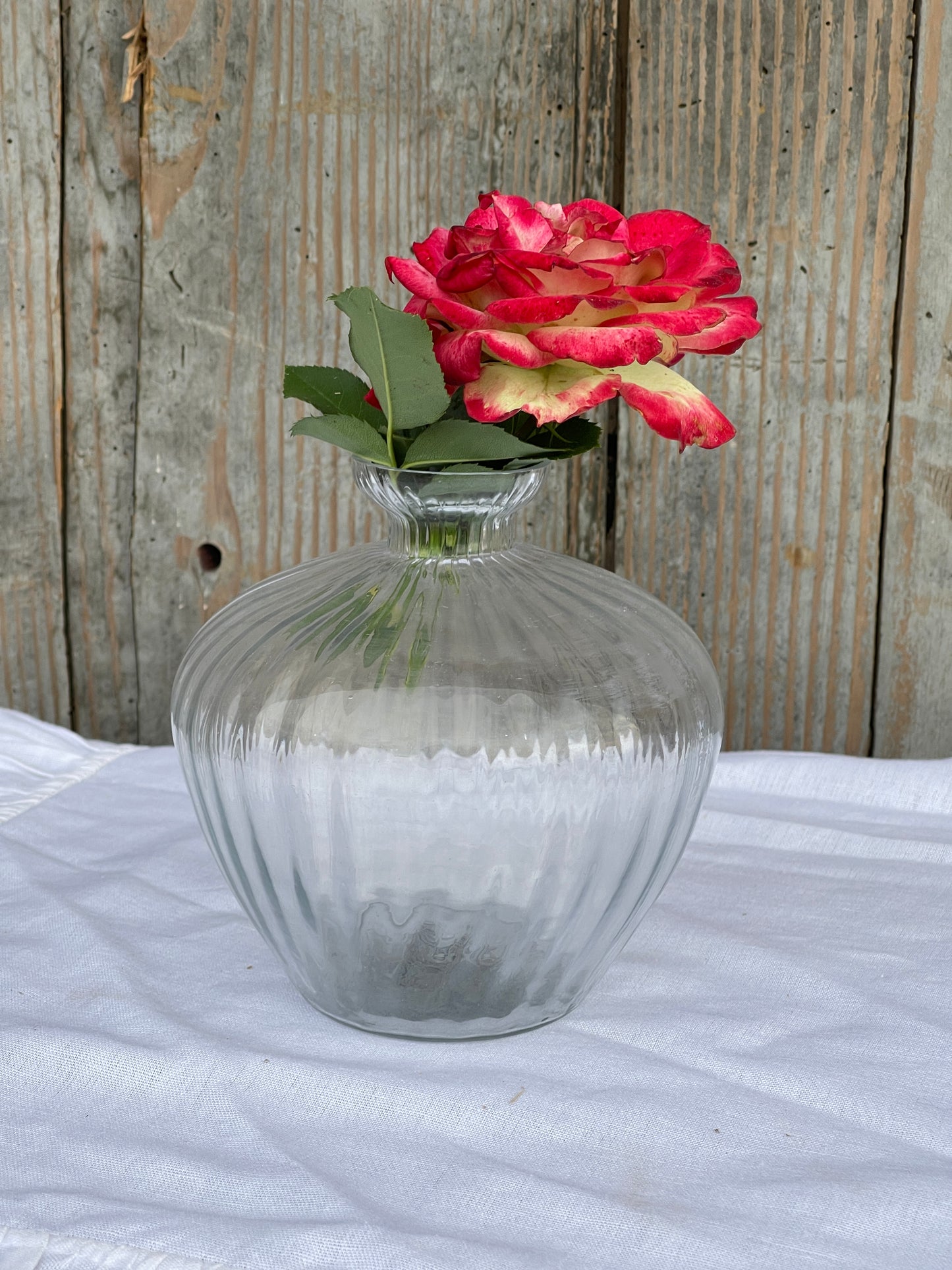Vaso Decorato In Vetro