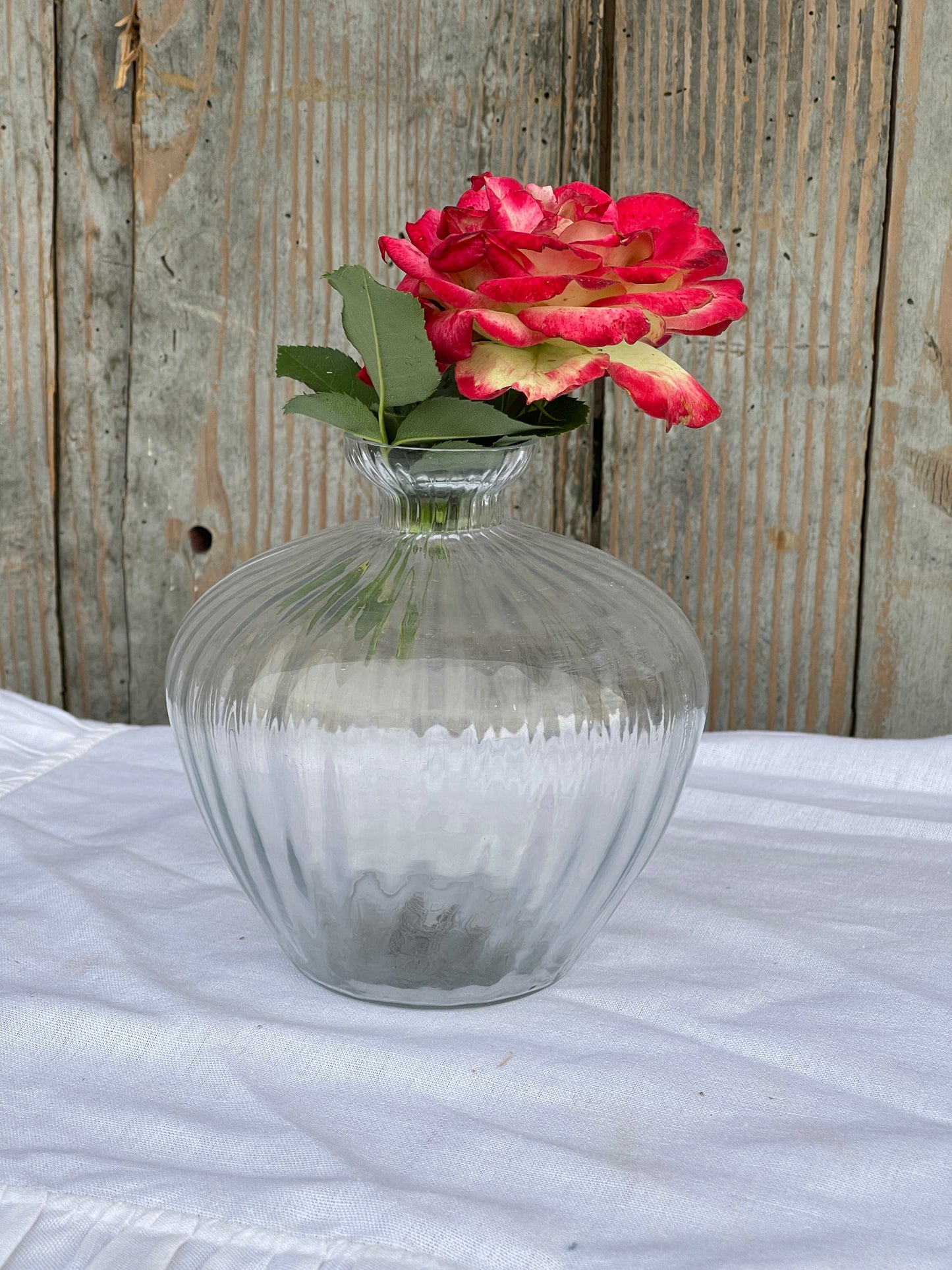 Vaso Decorato In Vetro