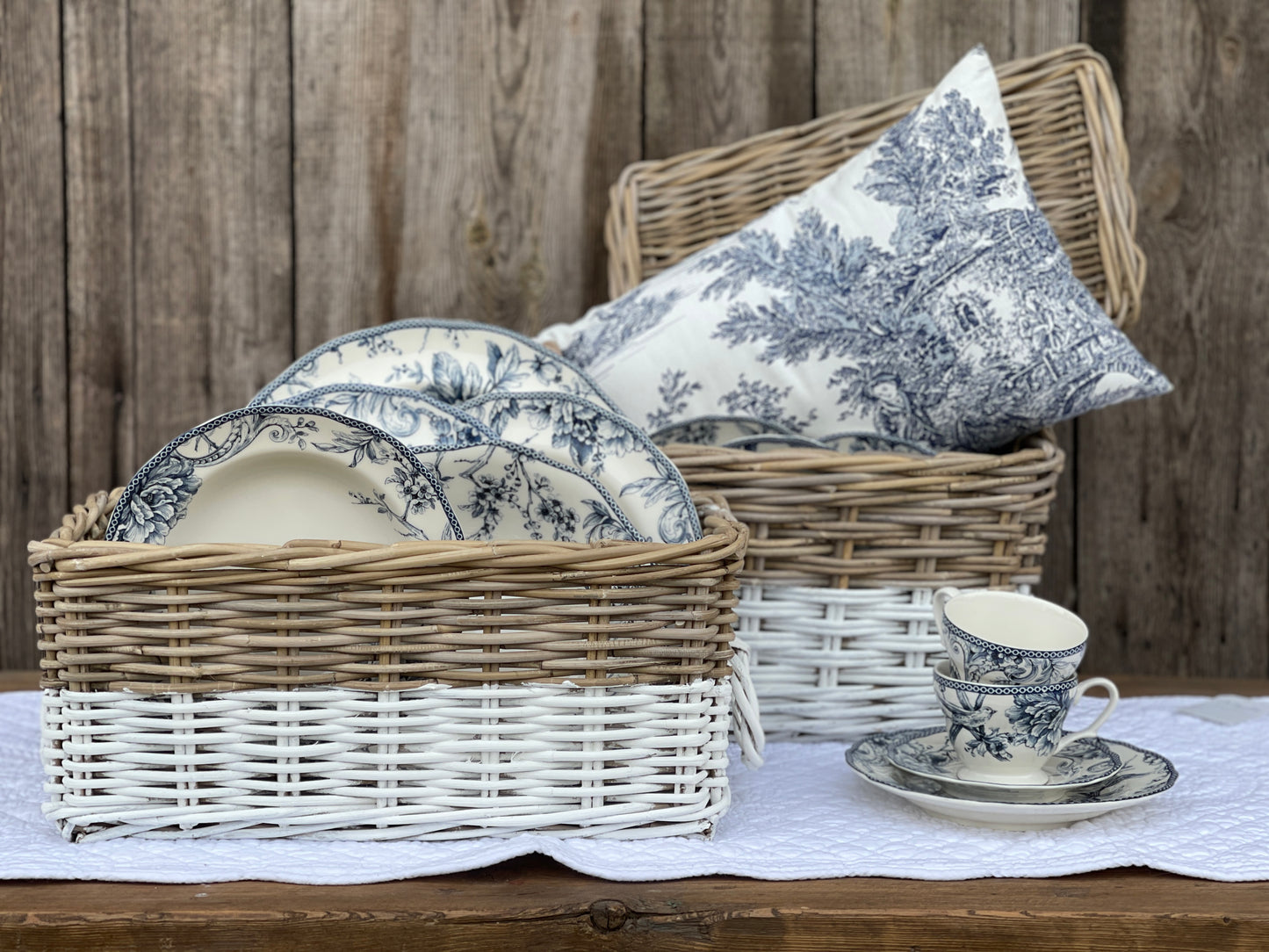 Piatti Fioritura Blue