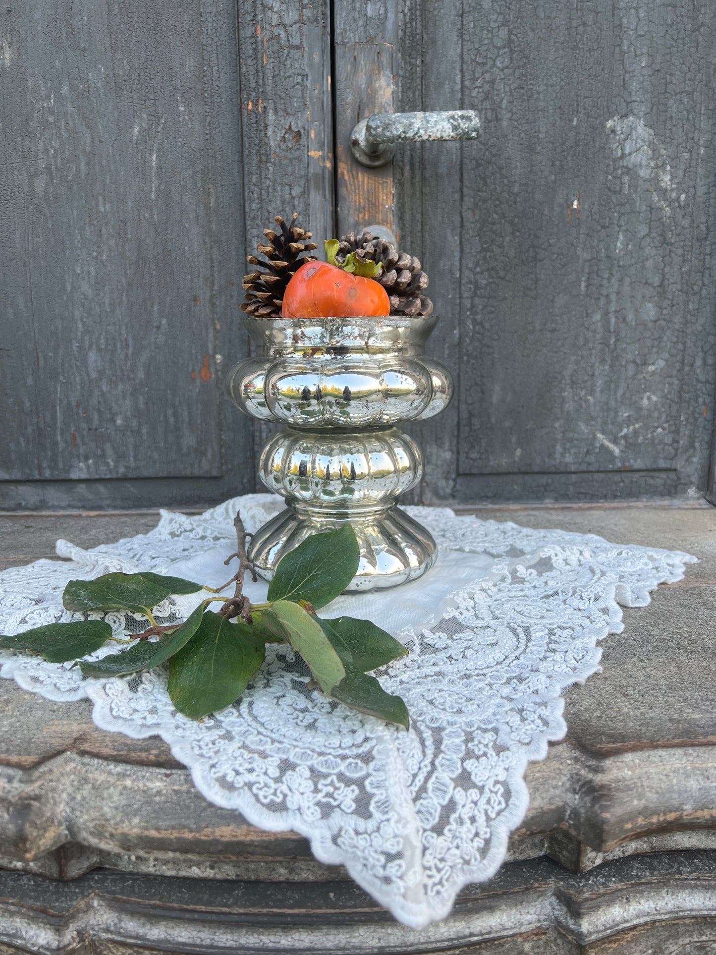 Vaso Decorato Argento