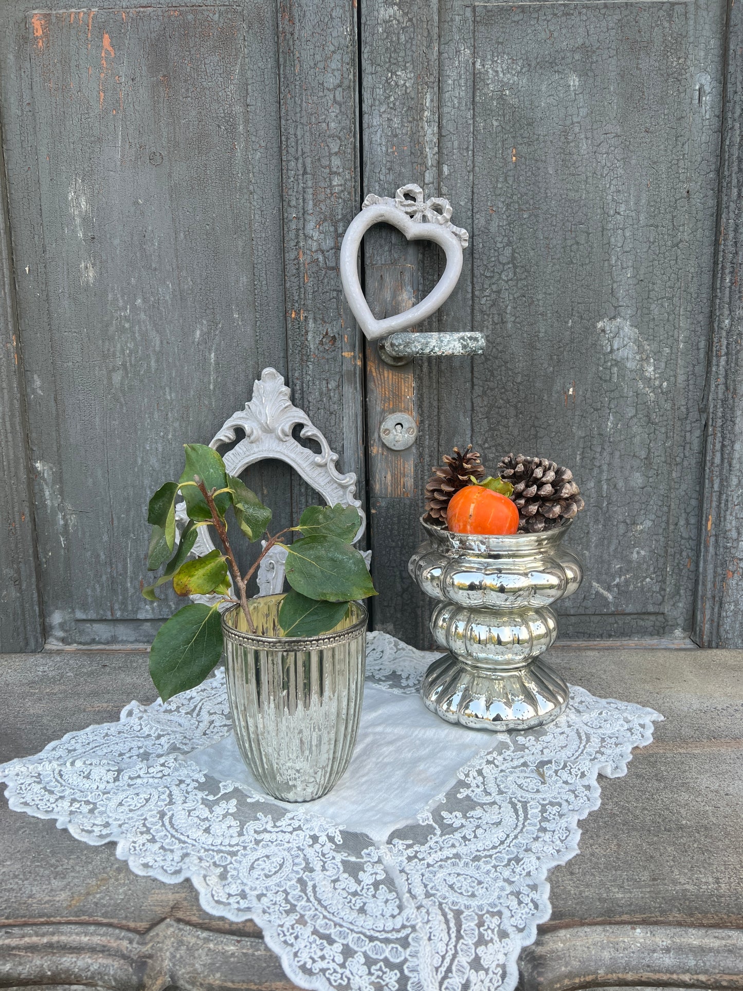 Vaso Decorato Argento