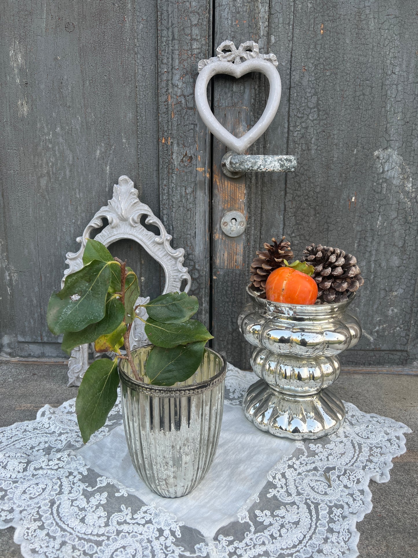 Vaso Decorato Argento