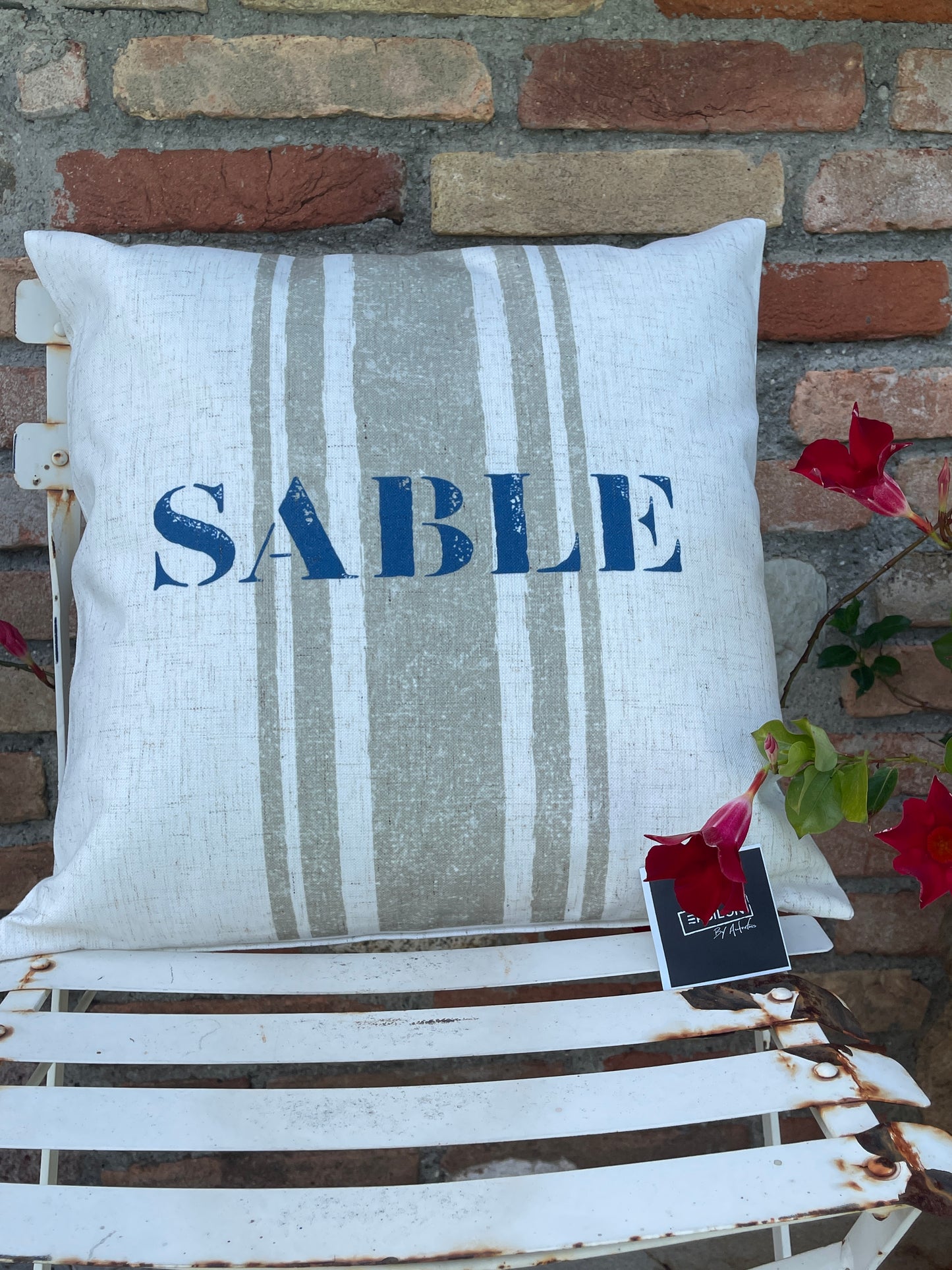 Copricuscino Sable Con Righe