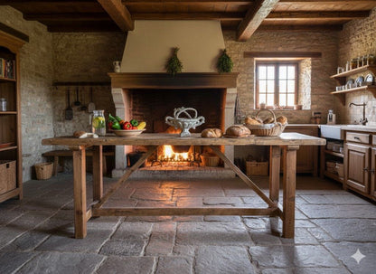 Tavolo Bancone In Legno Di Abete