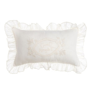Cuscino Good Night Con Rouches