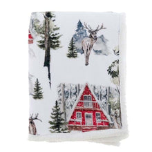 Carica l&#39;immagine nel visualizzatore di Gallery, Plaid Sherpa Decoro Natalizio Baita Montagna
