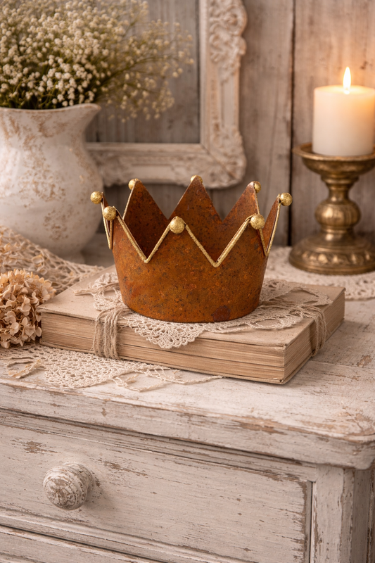 Corona Ruggine Con Oro