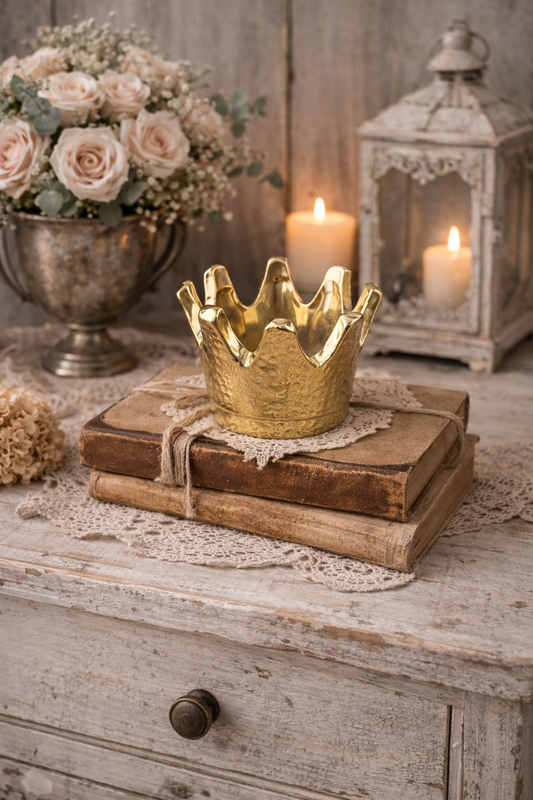 Corona Decorativa In Oro