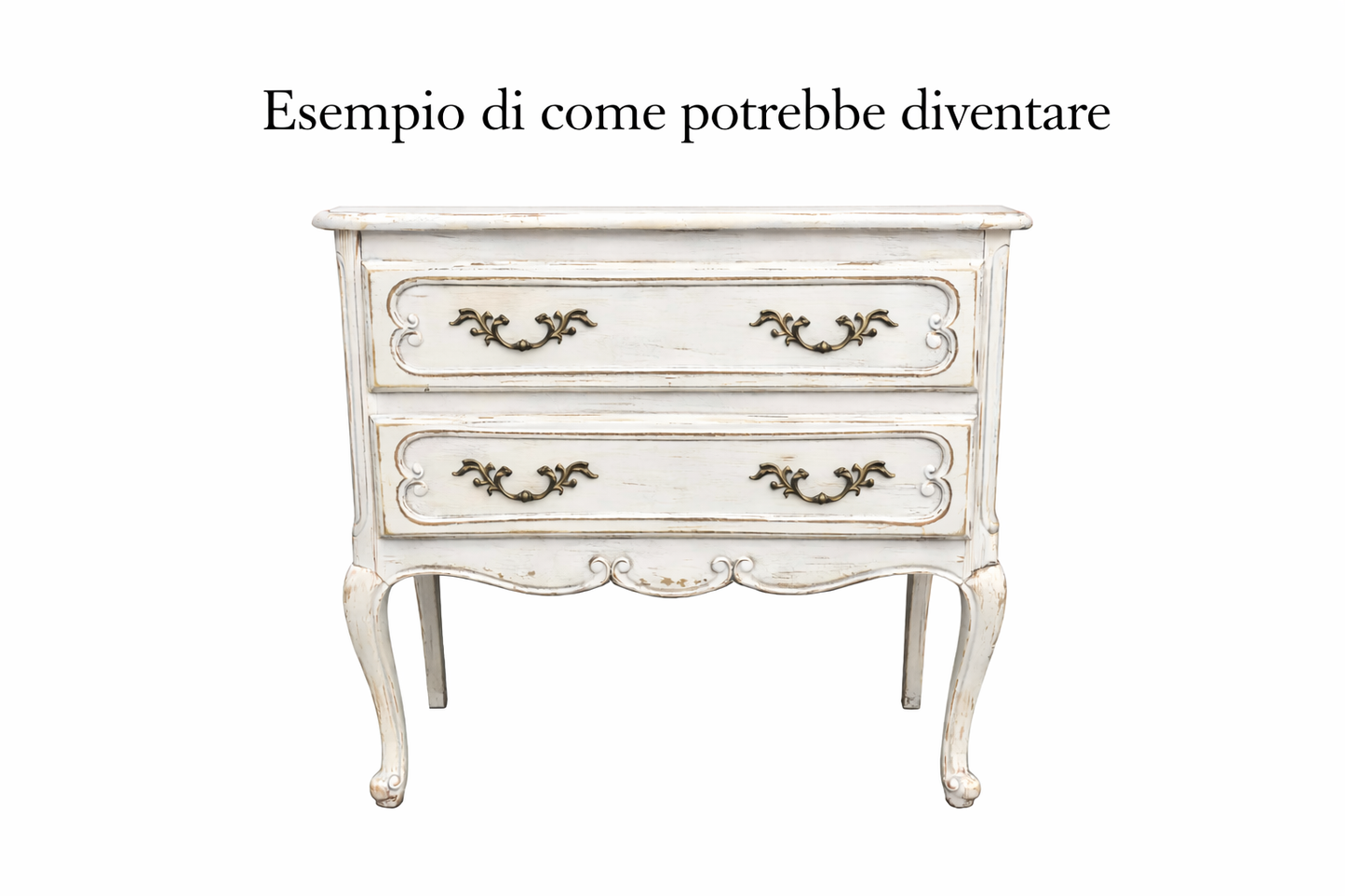 Comò Provenzale Con Due Cassetti