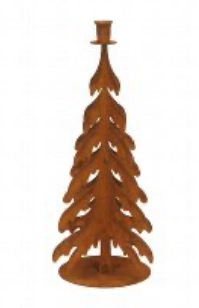 Portacandela Albero Di Natale Corten