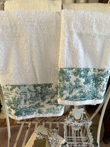 Coppia Salviette Toile de Jouy