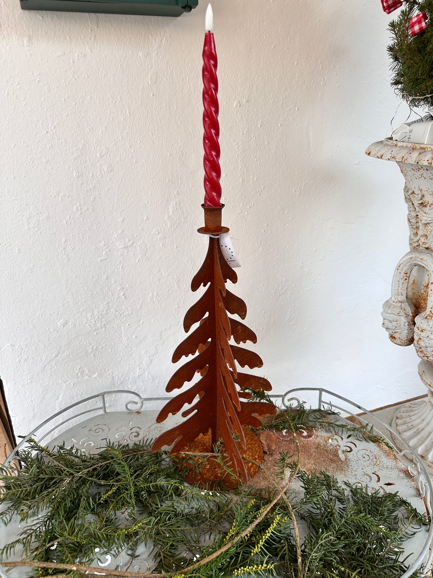 Portacandela Albero Di Natale Corten