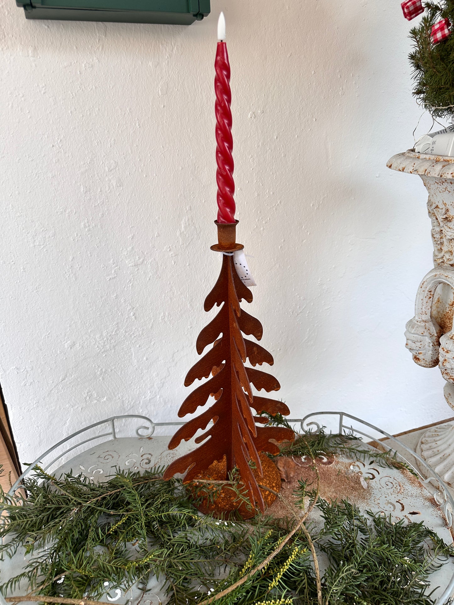 Portacandela Albero Di Natale Corten