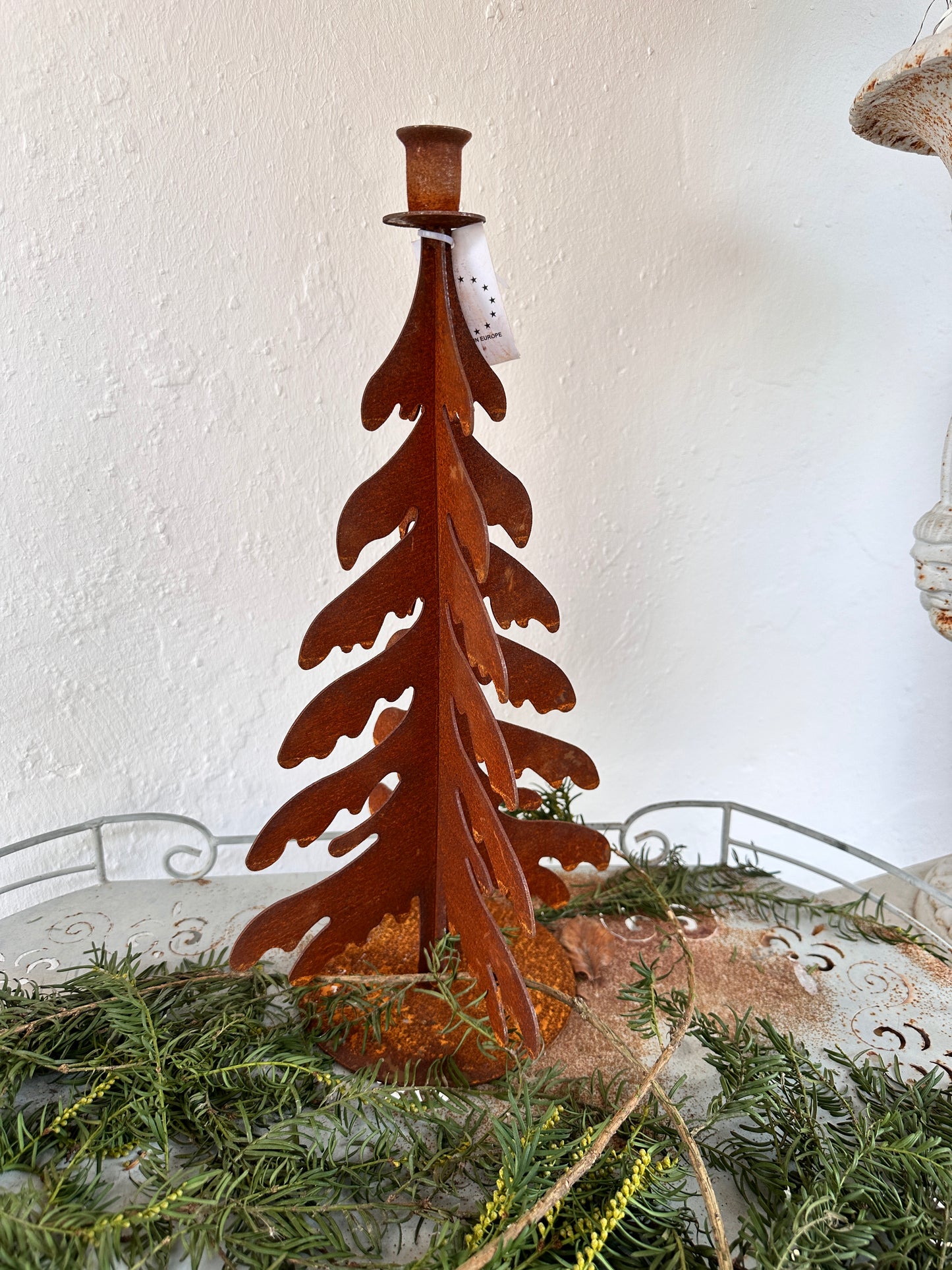 Portacandela Albero Di Natale Corten