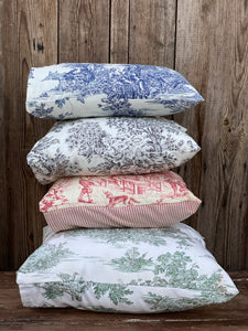 Copricuscino In Toile De Jouy Vari Colori