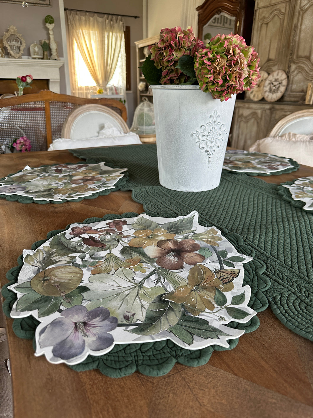 Tovaglietta Americana Vinile A Fiori