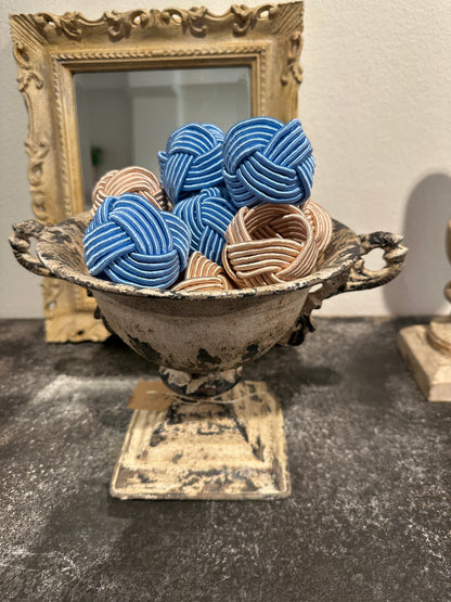 Vaso A Coppa Anticato