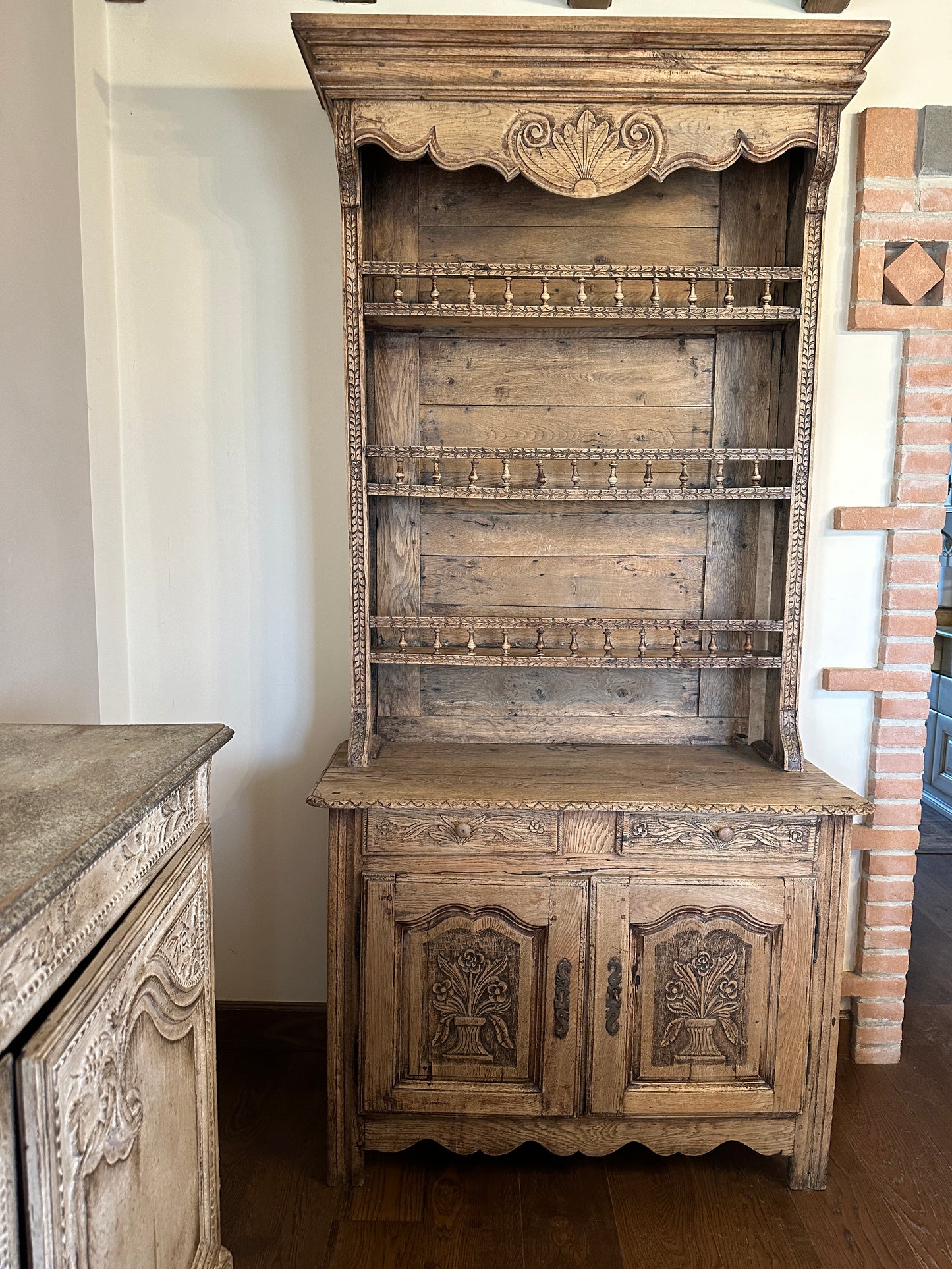 Credenza Antica Con Piattaia