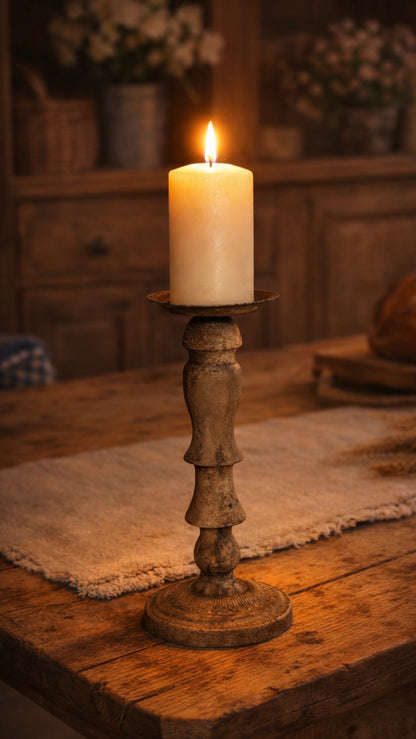 Candelabro Beige Anticato