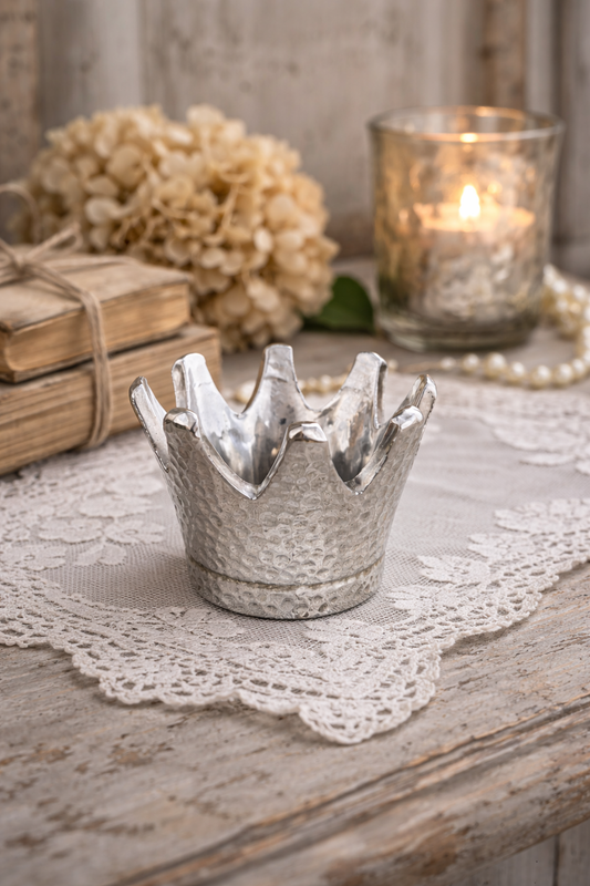 Corona Decorativa In Argento