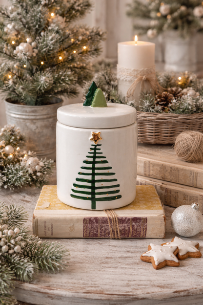 Barattolo Con Albero Di Natale