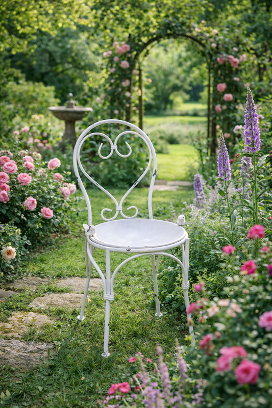 Seggiolina Da Giardino  Mangiatoia O Porta Piante