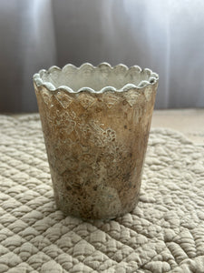 Portatealight Champagne Decorato
