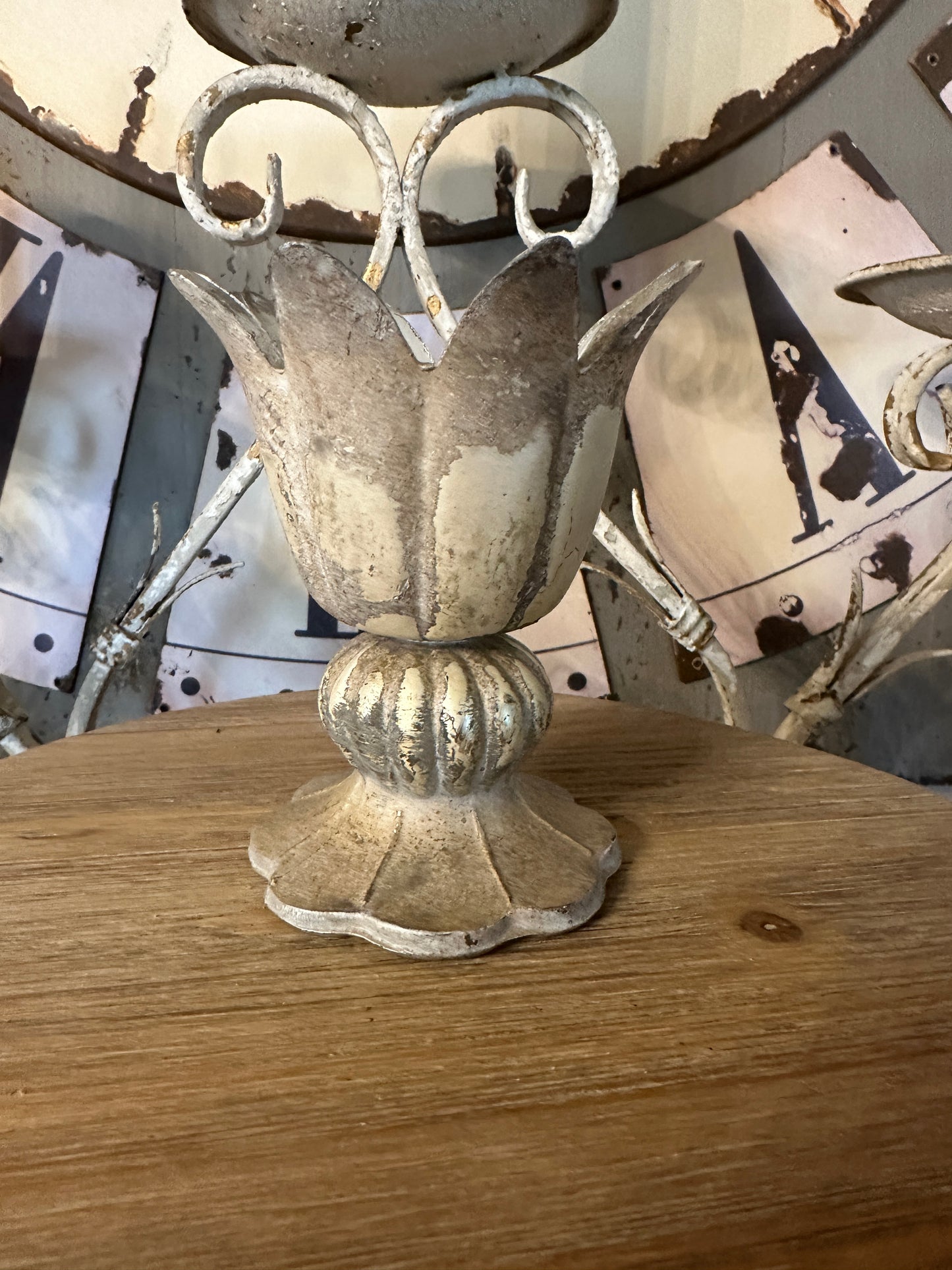 Porta Tealight A Fiore
