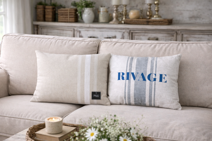 Copricuscino Rivage Con Righe