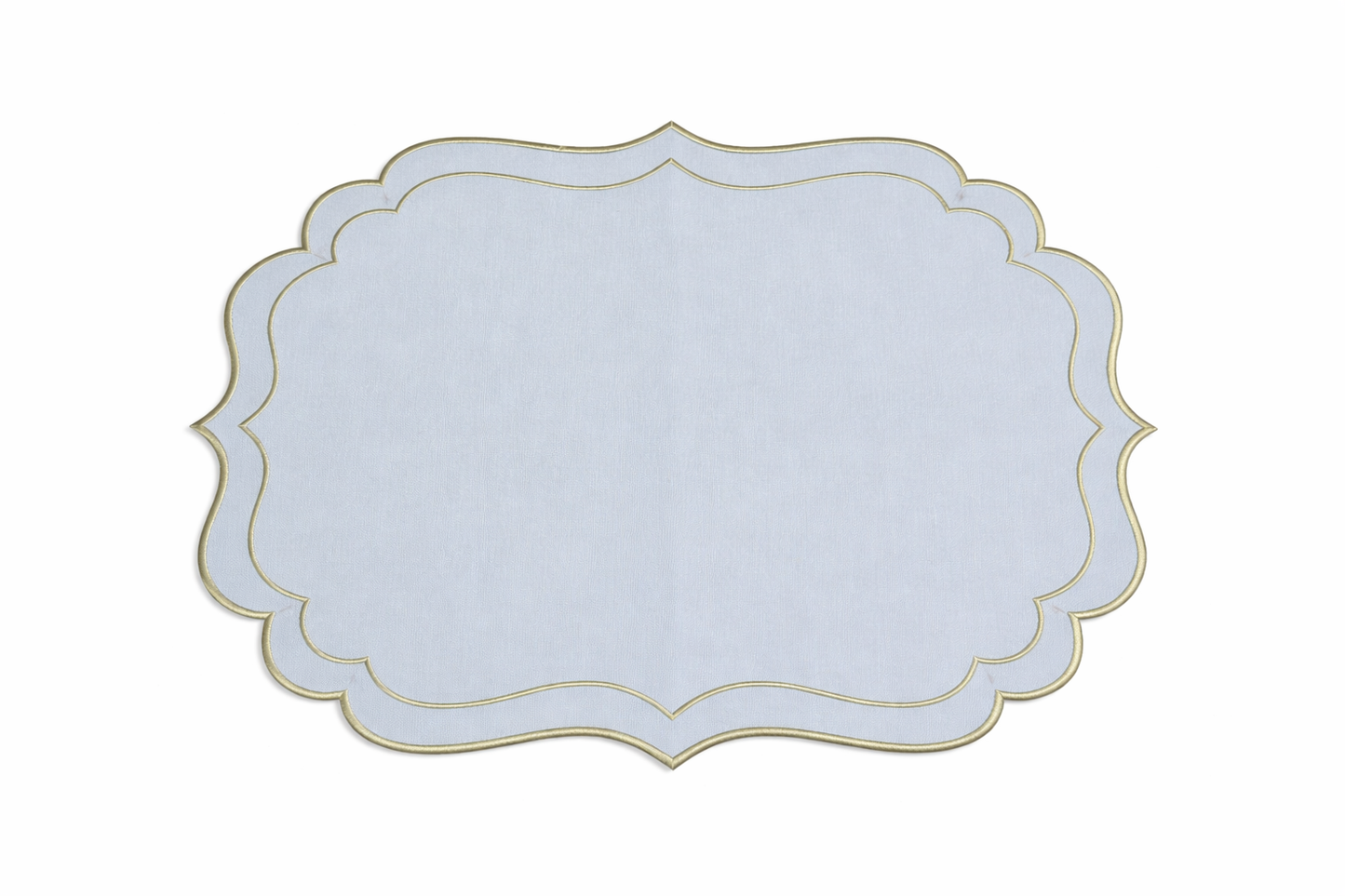 Tovaglietta Ricamata Azzurro/Verde Idrorepellente
