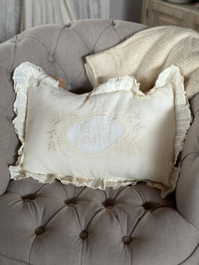 Cuscino Good Night Con Rouches