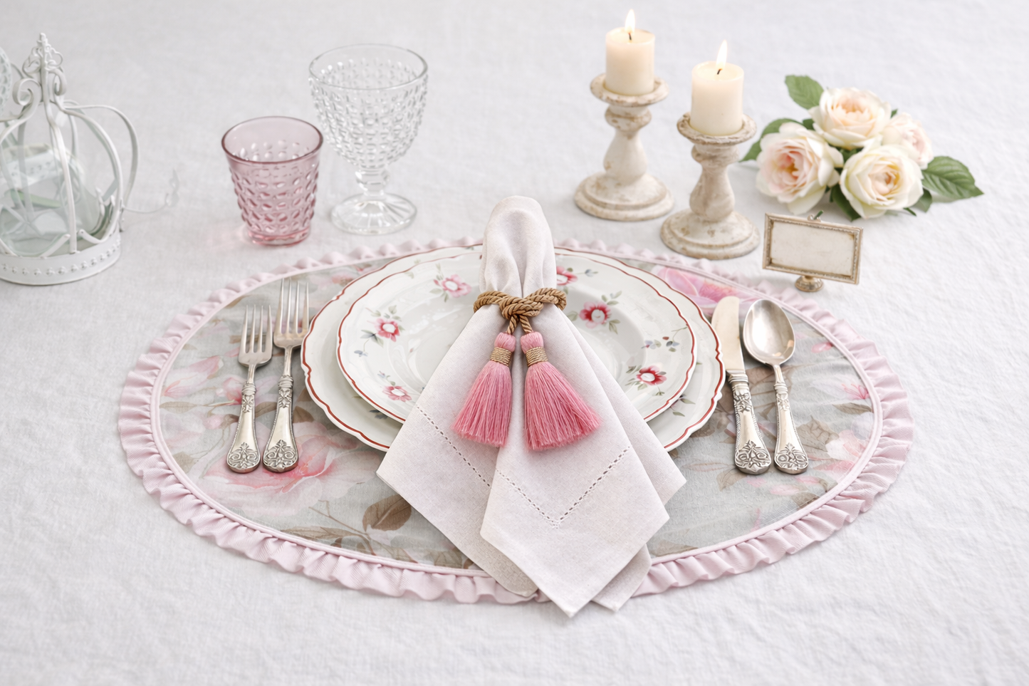 Nappina Lega Tovagliolo Rosa