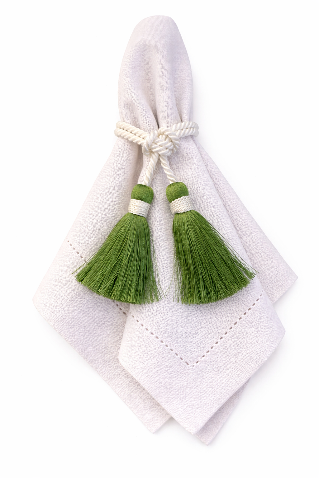 Nappina Lega Tovagliolo Verde & Bianco