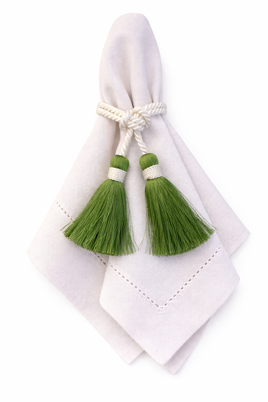 Nappina Lega Tovagliolo Verde & Bianco