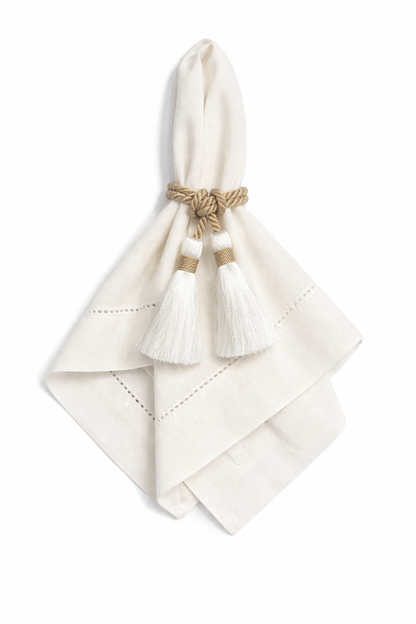 Nappina Lega Tovagliolo Bianco/Beige