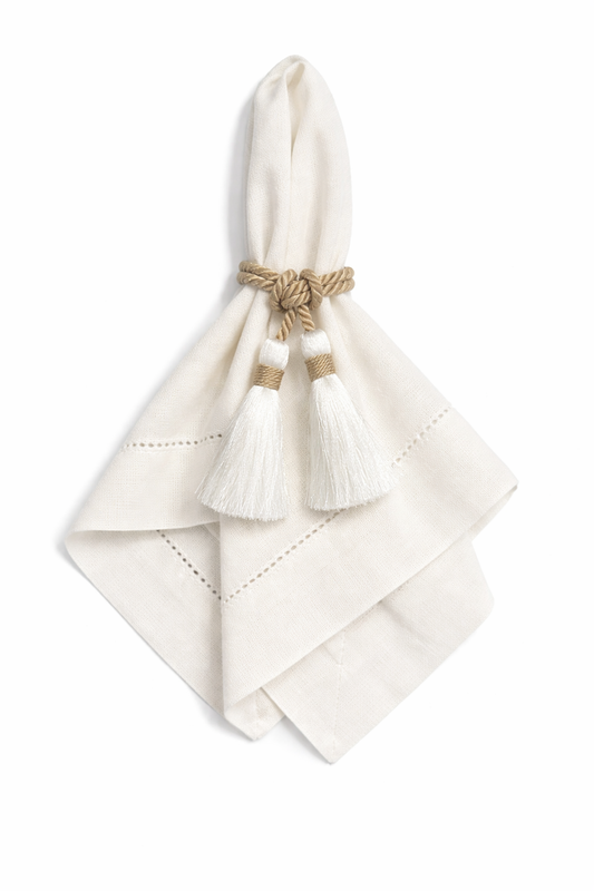 Nappina Lega Tovagliolo Bianco/Beige