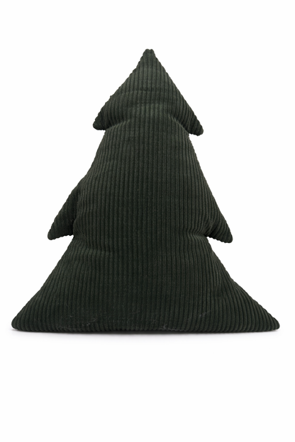 Cuscino Tartan Rosso Albero Natale Ricamato Merry Christmas