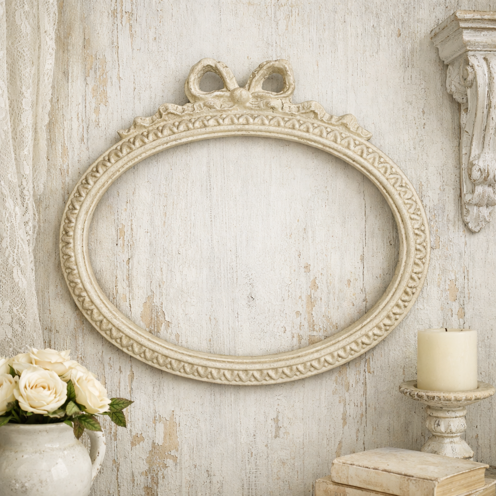 Cornice Orizzontale  Nodo D'Amore Ovale Con Decori