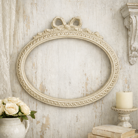 Cornice Orizzontale  Nodo D'Amore Ovale Con Decori