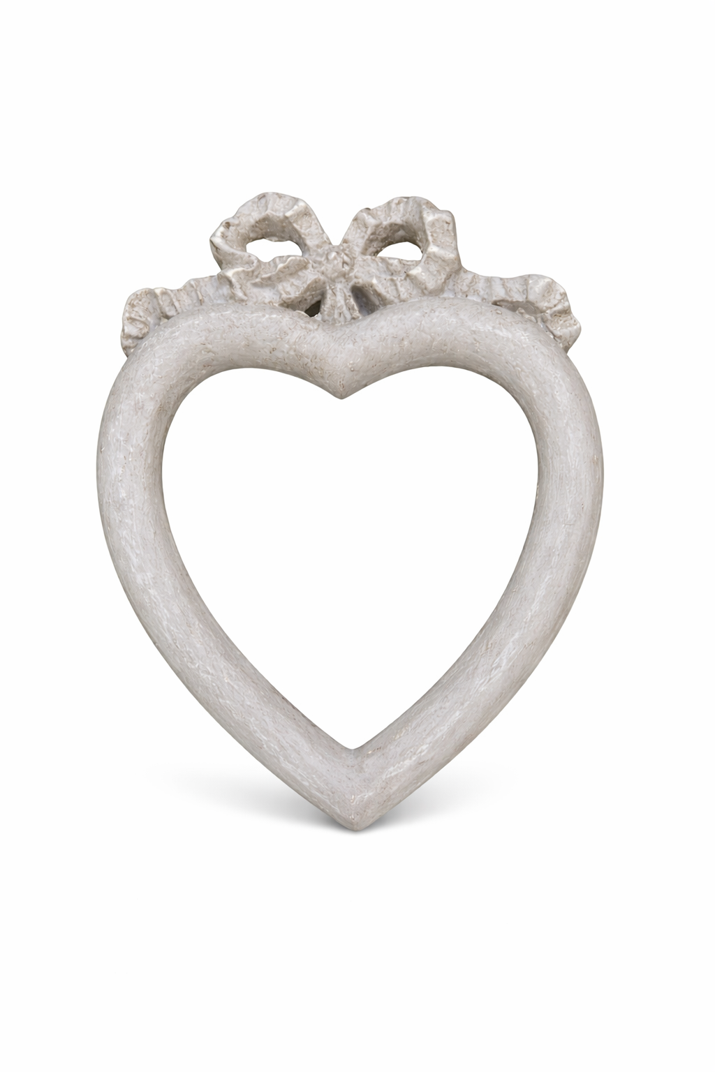 Cornice A Cuore Nodo D'Amore Grigia