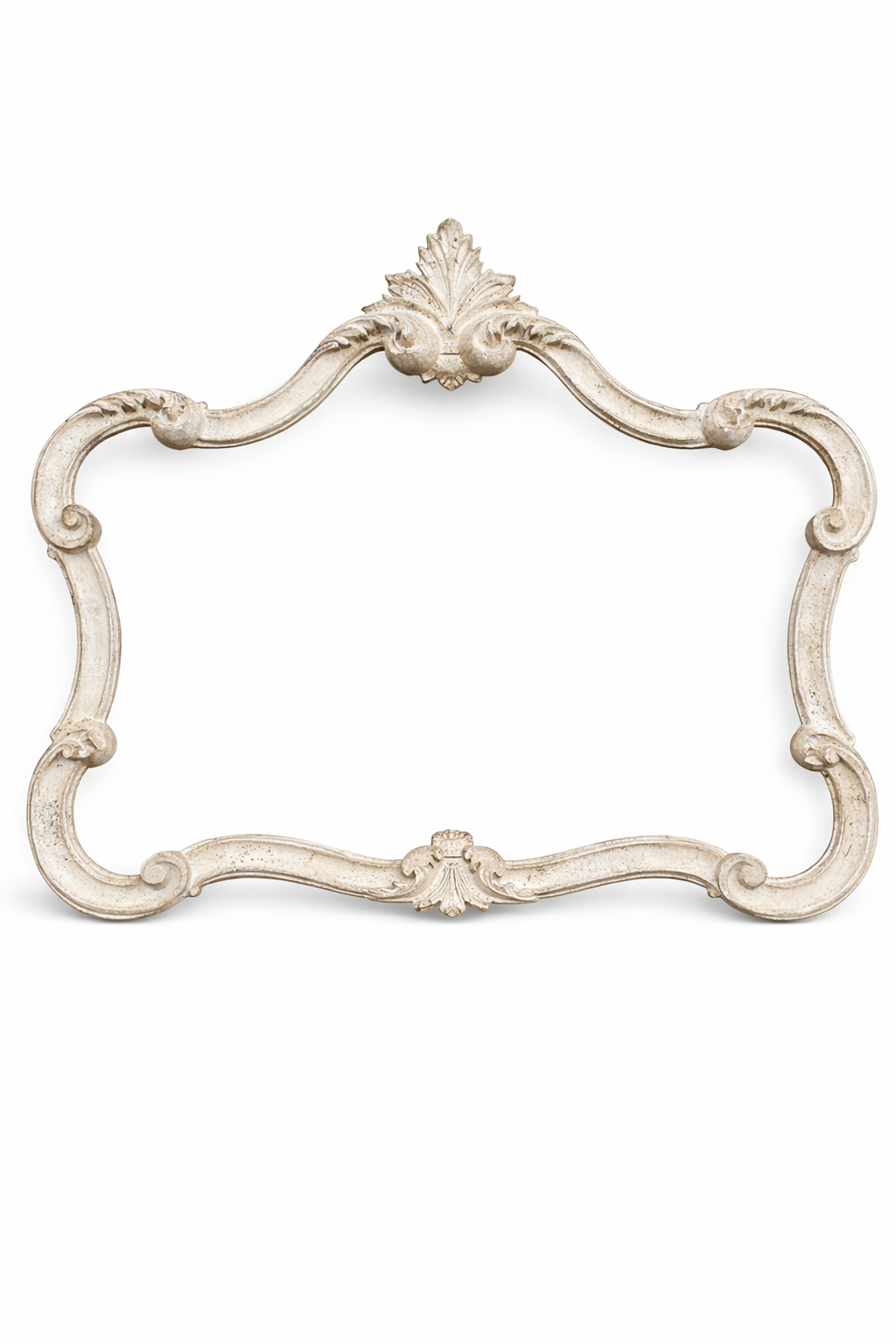 Cornice Orizzontale Con Punta A Foglia