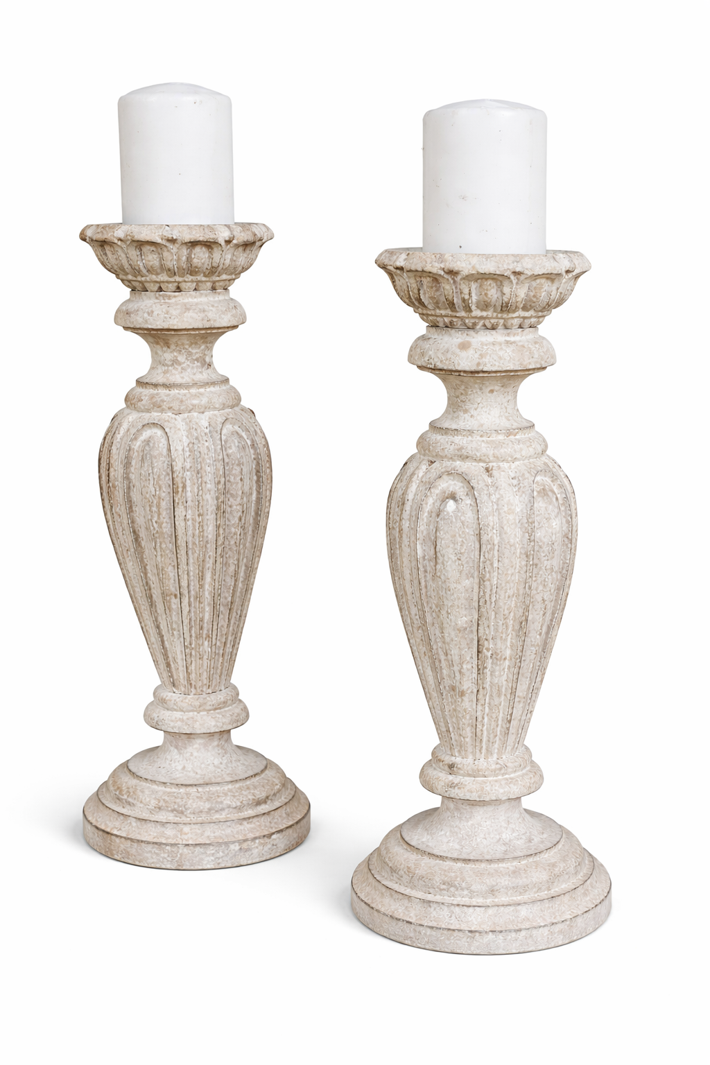 Candelabro Con Piatto Intarsiato