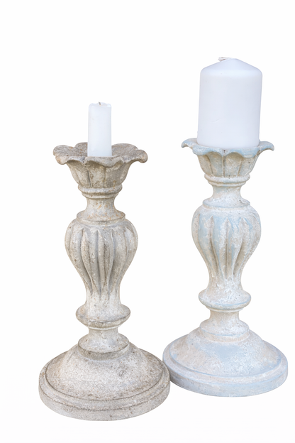 Candelabro Con Intarsi Basso