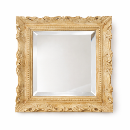 Specchio Francesina Crema Anticato