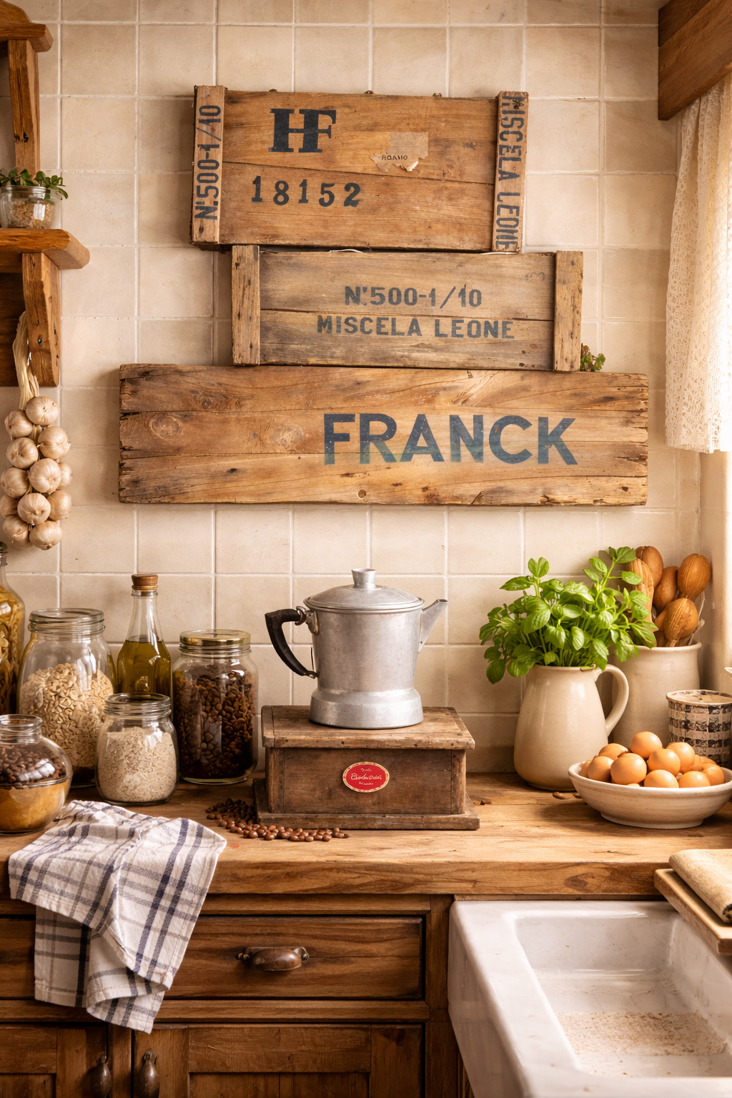 3 Tabelle Caffè Vintage Franck