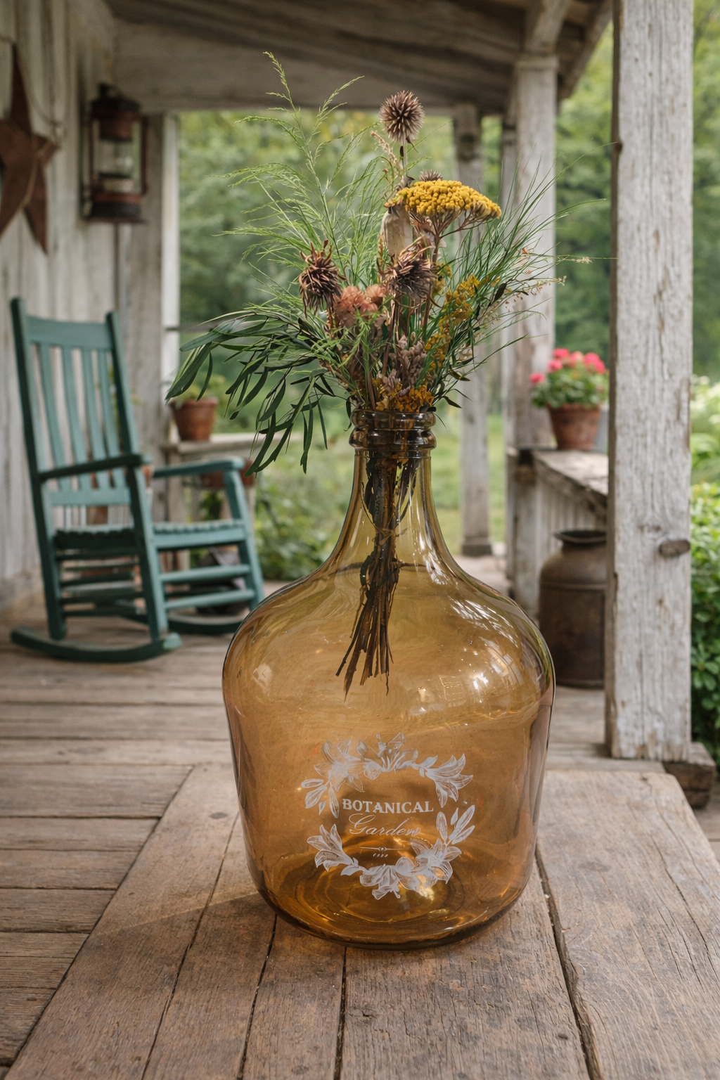 Vaso Damigiana Ambra Botanical