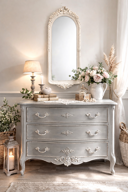 Specchio Rettangolare Con Decori